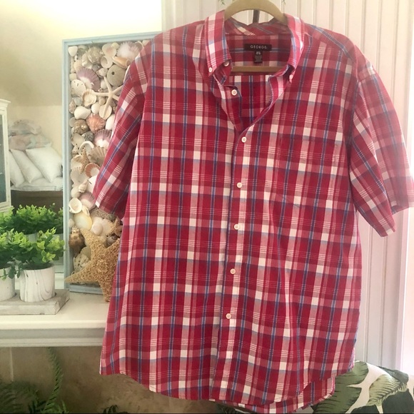 ๐$11 ๐ด๐บ๐ธ Patriotic Red White Blue Shirt - Picture 1 of 5